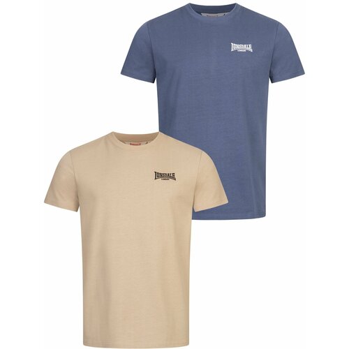 Lonsdale Men's t-shirt regular fit double pack Cene