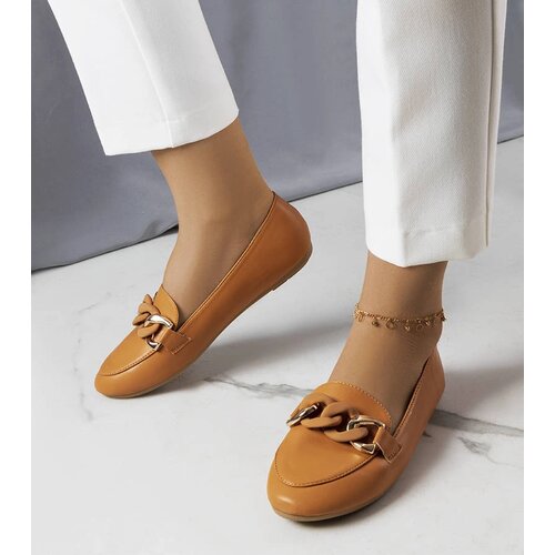 Gemre Brown loafers with chain for Mom Cijene
