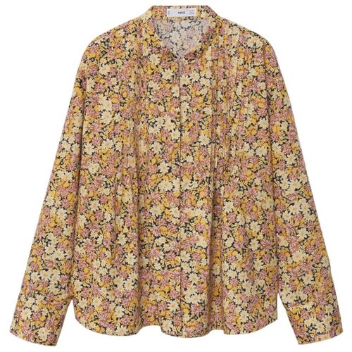 Mango Bluza &amp;#039;Diana&amp;#039; mornarska / med / pastelno rumena / breskev Slike