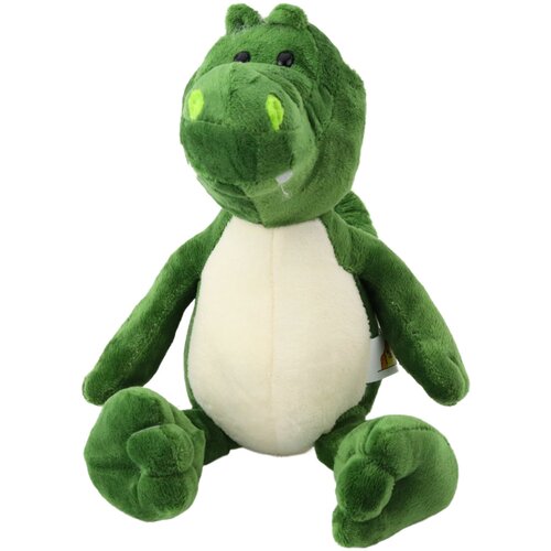 Plišana igračka Krokodil 25cm - zeleno/bijeli Cijene