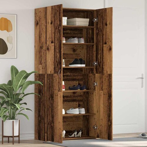 Ormar za cipele Smeđa 80 x 35.5 x 180 cm Konstruirano drvo Cijene