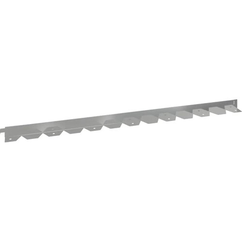  Ograda oko Travnjaka 10 kom. 102 x 4 x 4 cm Čelik Srebrna - Pocinčani čelik 10 4 cm Slike