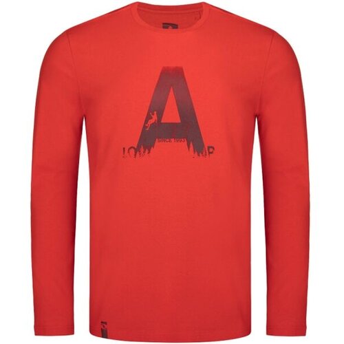 LOAP Men&amp;#039;s t-shirt ALDOSS Red/Dark grey Slike