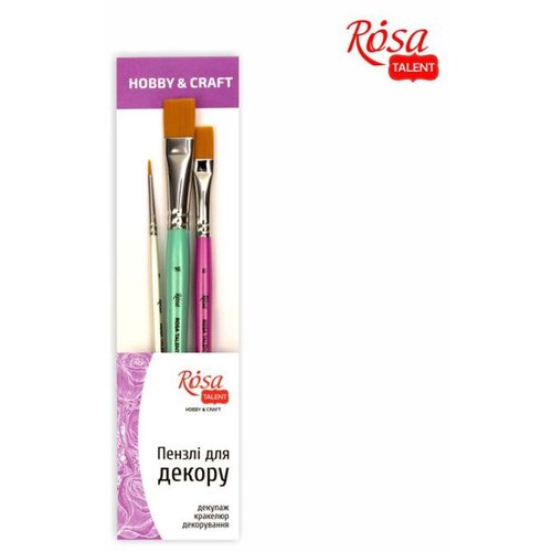 Rosa TALENT Set četkica za hobby &amp;amp; Craft Slike