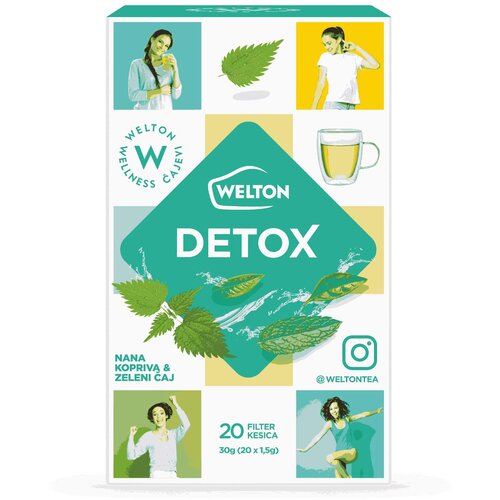 Welton Čaj Detox, 24g Cene
