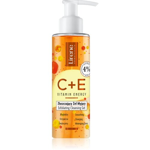 Lirene Vitamin Energy C+E eksfoliacijski čistilni gel 150 ml Cene