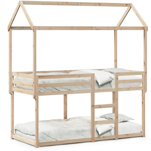 VidaXL Pograd s streho 75x190 cm trdna borovina Slike