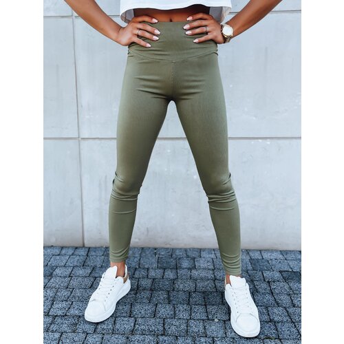DStreet Legginsy damskie LOOK ME zielone Slike