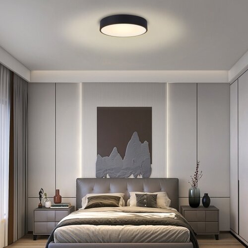  Immax NEO 07201L-LED prigu&amp;scaron;iva plafonska lampa RONDATE 28W/230V crna Tuya + daljinski Slike