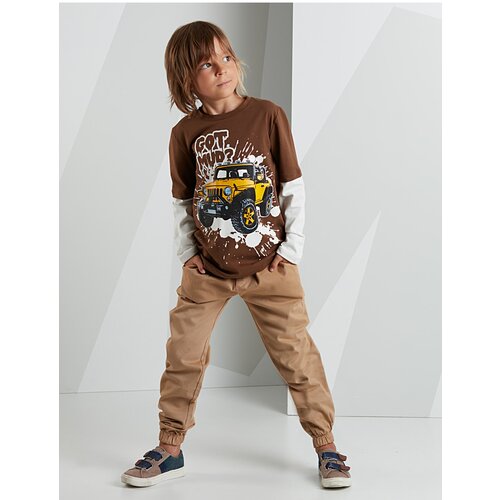 Mushi Two-Piece Set - Brown - Regular Slike