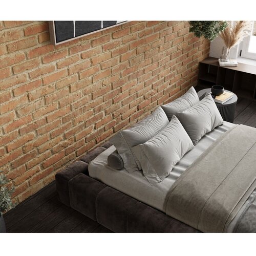 Maison de R&amp;ecirc;ve Smeđi tapecirani bračni krevet s prostorom za odlaganje s podnicom 180x200 cm Aruba L &amp;ndash; Slike