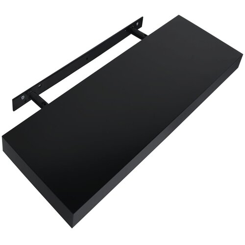  Plutajuće zidne police 2 kom crne 40 x 20 x 3,8 cm Slike