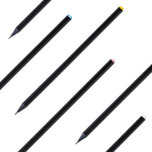 Sazio coral, grafitna olovka sa cirkonom, crna, hb Slike