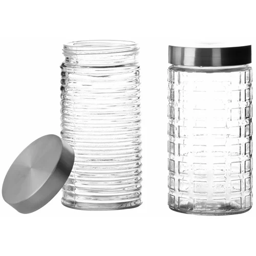 Casa Selección Steklene posode za shranjevanje živil v kompletu 2 ks –