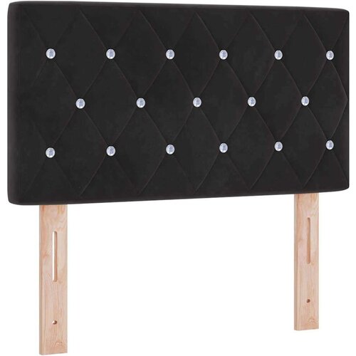 VidaXL spring krevet s uzglavljem Crna 80 x 200 cm Bar&amp;scaron;un Slike