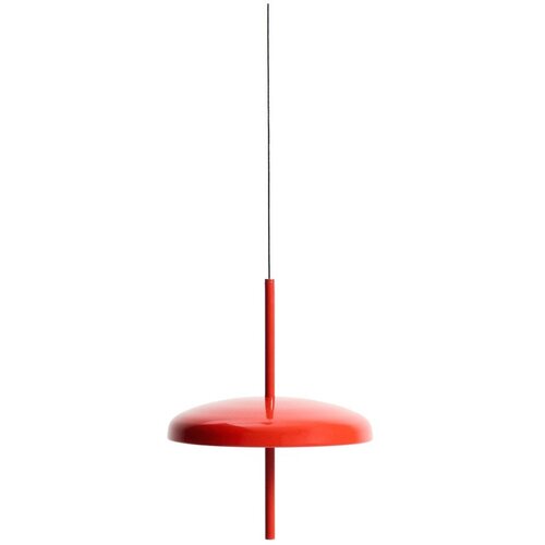 Kave Home Crvena LED stropna svjetiljka s mogućnosti zatamnjivanja s metalnim sjenilom ø 16 cm Porte – Cene