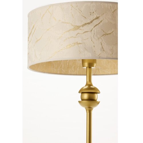 Jupiter 2112 - Stona lampa KASZMIR 1xE27/15W/230V bela/zlatna/dekor mermera Slike