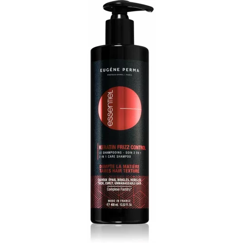 EUGÈNE PERMA Essential Keratin Frizz Control šampon za kodraste in valovite lase 400 ml