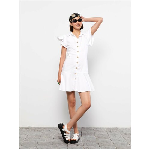 LC Waikiki Dress - White - A-line Slike