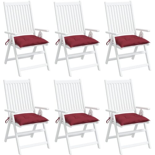 vidaXL Jastuci za palete 6 kom boja vina 50 x 50 x 7 cm tkanina Oxford Cijene