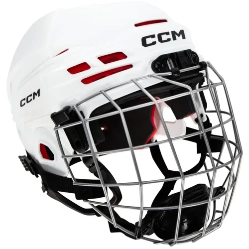 CCM Tacks 70 white Ice Hockey Helmet Combo Pupil (youth)