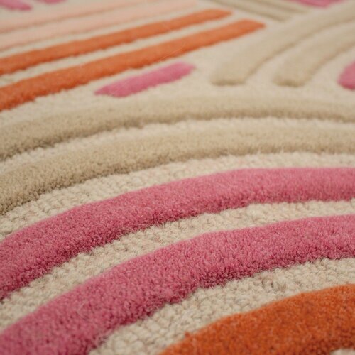 Flair Rugs Rožnata ročno tkana volnena preproga 160x230 cm Spiral Shaped &amp;ndash; Slike