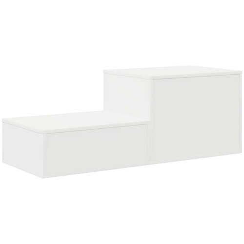 Bijeli ormar za pohranu 108x41x40 cm od umjetnog drva Slike