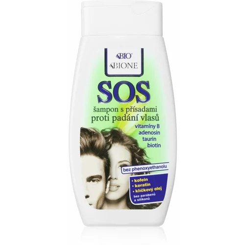 Bione Cosmetics SOS šampon proti redčenju in izpadanju las 260 ml
