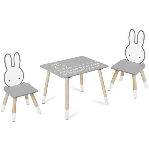 Ricokids RC-847 Bunny Children's Table and Chair Set - Perfect for Kids' Playroom, (21740424) Cene