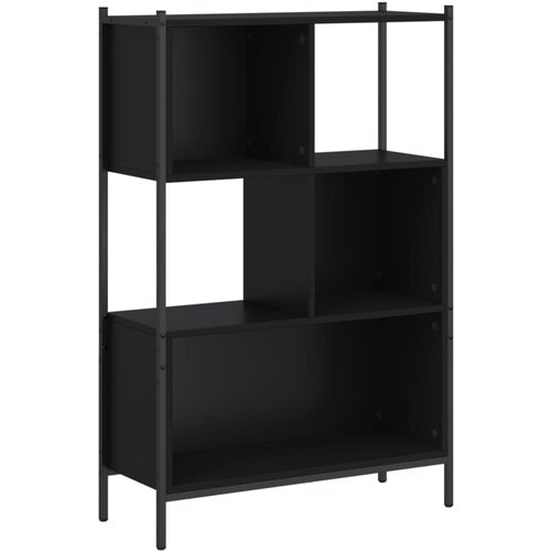 Maison Chic Knjižna omara - Knjižni regal črna 72x28x109 cm inženirski les, (21726377) Cene