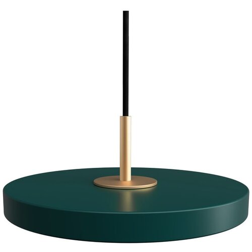 UMAGE Tamno zelena LED viseća svjetiljka s metalnim sjenilom &amp;oslash; 15 cm Asteria Micro &amp;ndash; Slike