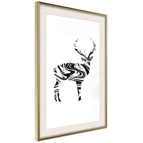  Poster - Marble Stag 20x30