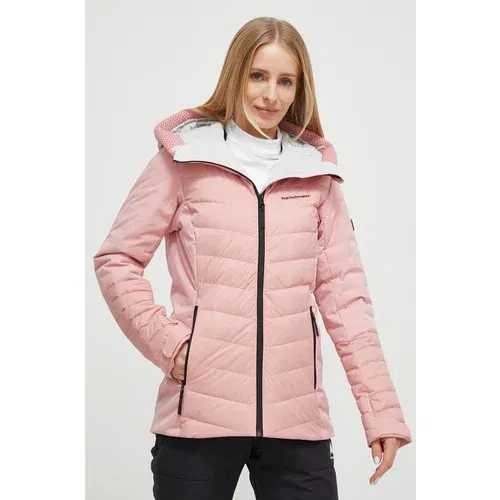 Peak Performance Pernata skijaška jakna Blackfire boja: ružičasta