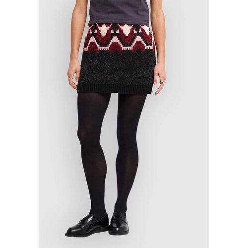 Rvca Fairisle Skirt washed black Slike