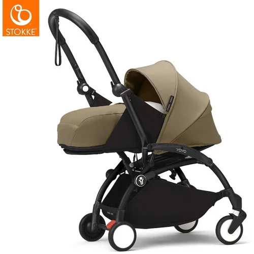 Stokke yoyo³ dječja kolica 0+ toffee (black frame)