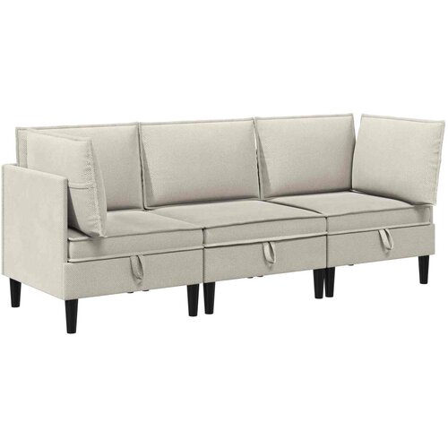  Set namještaja za dnevni boravak 3 pcs Zobena Tkanina Cene