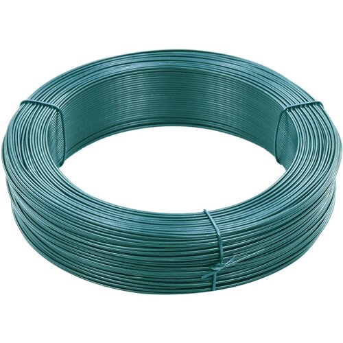 VidaXL žica za vezanje ograde 250 m 0,9/1,4 mm čelična crno-zelena Slike