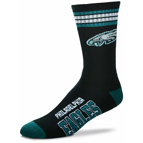 For Bare Feet Philadelphia Eagles Graphic 4-Stripe Deuce čarape