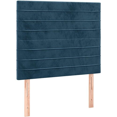 Box spring krevet s madracem tamnoplavi 100x200 cm bar&amp;scaron;unasti Slike