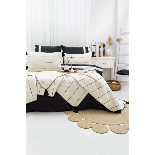 Lessentiel Maison Krevetni set Eva, 240x260 cm, crna Cijene