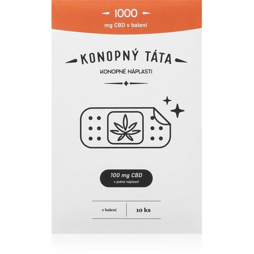 Konopný táta Patches 1000 mg CBD grelni obliž s CBD-jem 10 kos Cene
