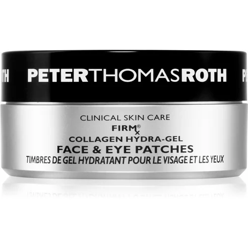Peter Thomas Roth FIRMx Collagen Hydra-Gel Eye & Face Patches vlažilne gelaste blazinice za obraz in predel okoli oči 90 kos