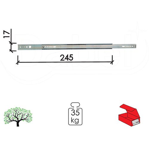 Dabel klizač mikro kl17 znb 246 mm q Cene