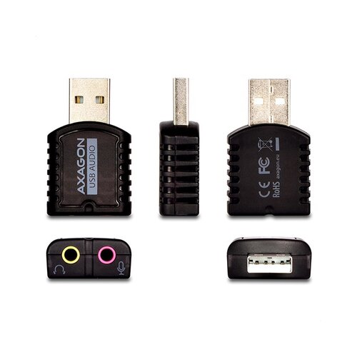 Axagon usb 2.0 stereo audio mini adapter Cene