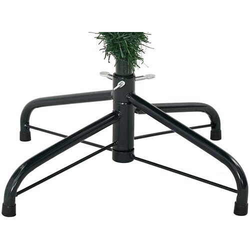VidaXL Umjetno božićno drvce s stalakom Zelena 120 cm PE i PVC Slike