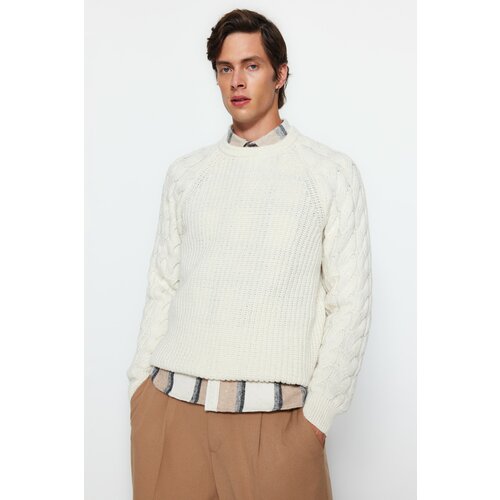 Trendyol Sweater - Ecru - Regular fit Slike