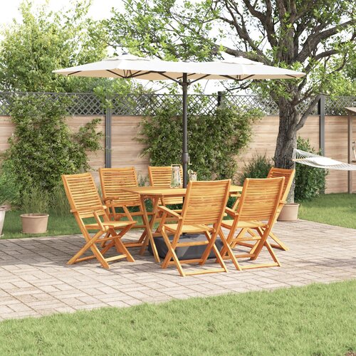 vidaXL set od 4 prirodno drvo masivno bagremovo drvo 135x85x75 cm Cene