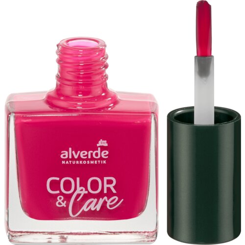 Alverde Naturkosmetik COLOR & Care lak za nokte - 140 Orchid Pink 1 kom Cene