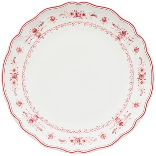 Costa Nova Crveni/bijeli tanjur od kamenine &amp;oslash; 27 cm Vila &amp;ndash; Slike