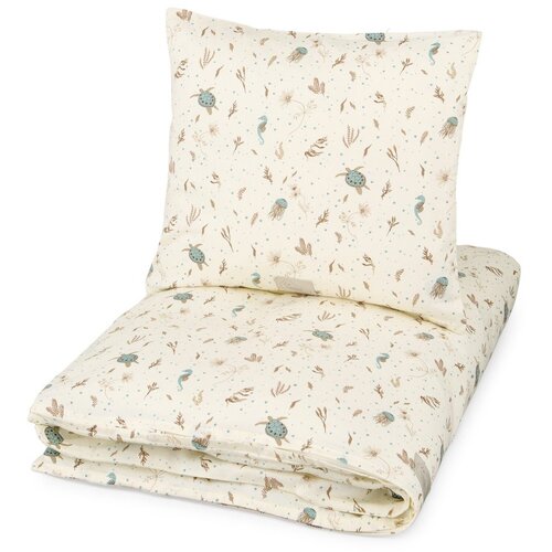 CamCam Copenhagen Svijetlo žuta dječja posteljina za dječji krevetić od organskog pamuka 70x100 cm Sea Garden &amp;ndash; Slike